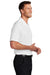 Port Authority K683 Mens City Easy Care Moisture Wicking Short Sleeve Polo Shirt White Model Side