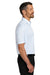 Port Authority K700 Mens Shirt Collar Short Sleeve Polo Shirt Cloud Blue Check Model Side