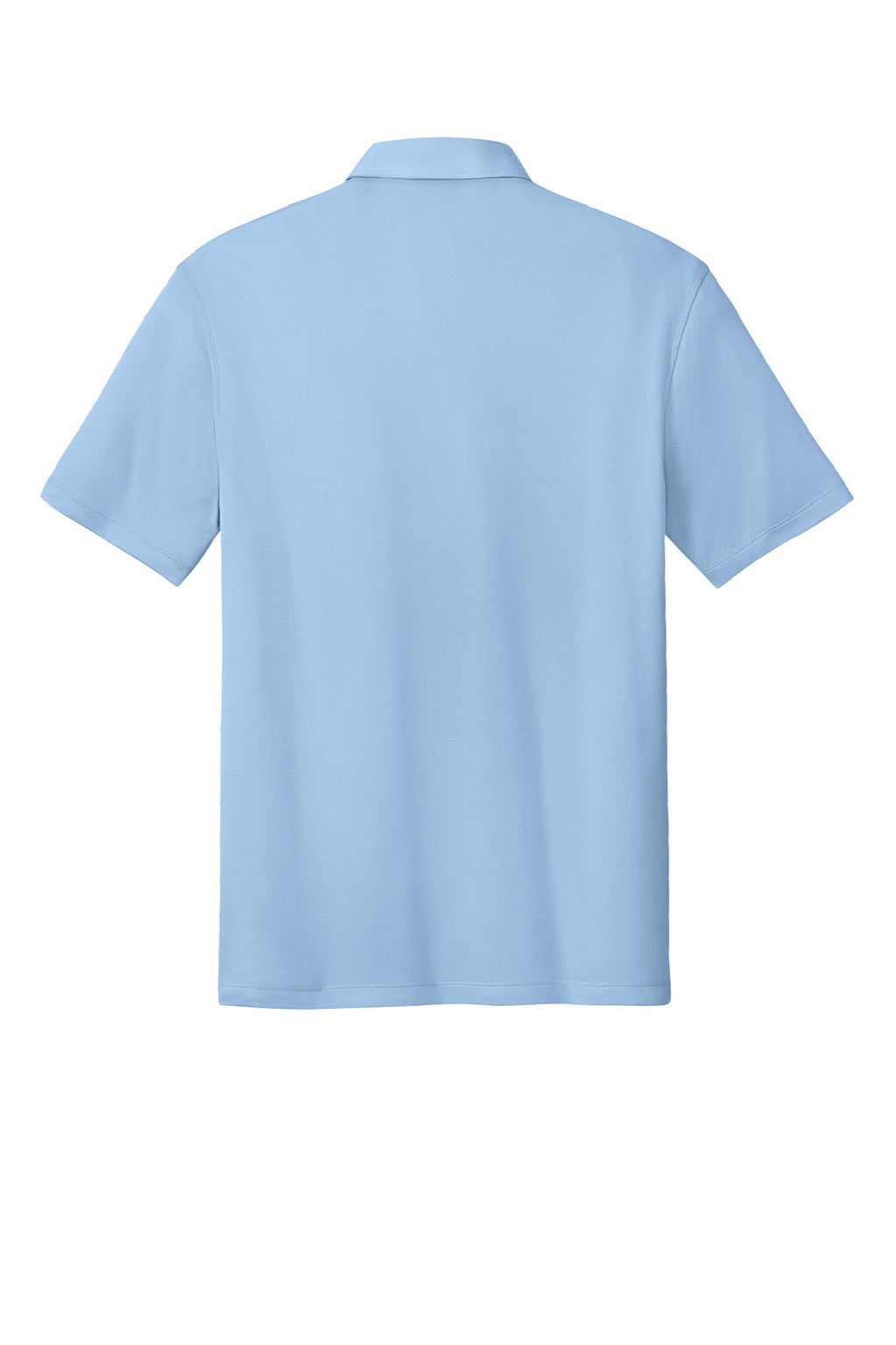Port Authority K700 Mens Shirt Collar Short Sleeve Polo Shirt Cloud Blue Flat Back