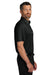 Port Authority K700 Mens Shirt Collar Short Sleeve Polo Shirt Deep Black Model Side