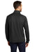 Port Authority K805 Mens 1/4 Zip Jacket Black Model Back