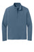 Port Authority K820 Mens Breakwater 1/4 Zip Sweatshirt Dusk Blue Flat Front