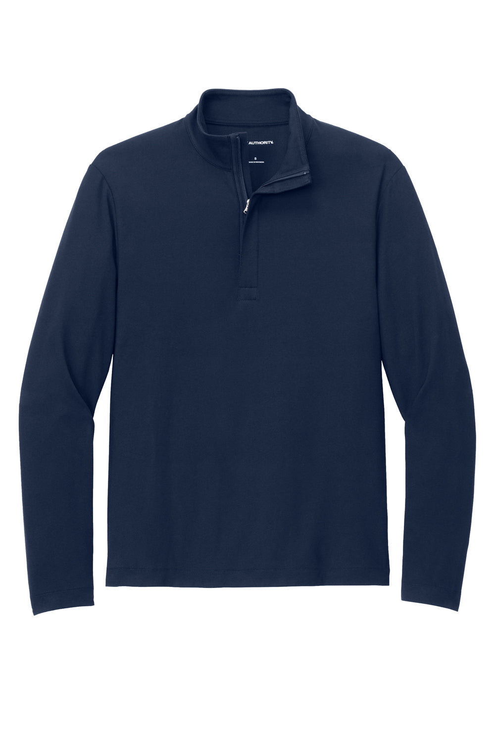 Port Authority K829 Mens Fairway 1/4 Zip Sweatshirt River Navy Blue Flat Front