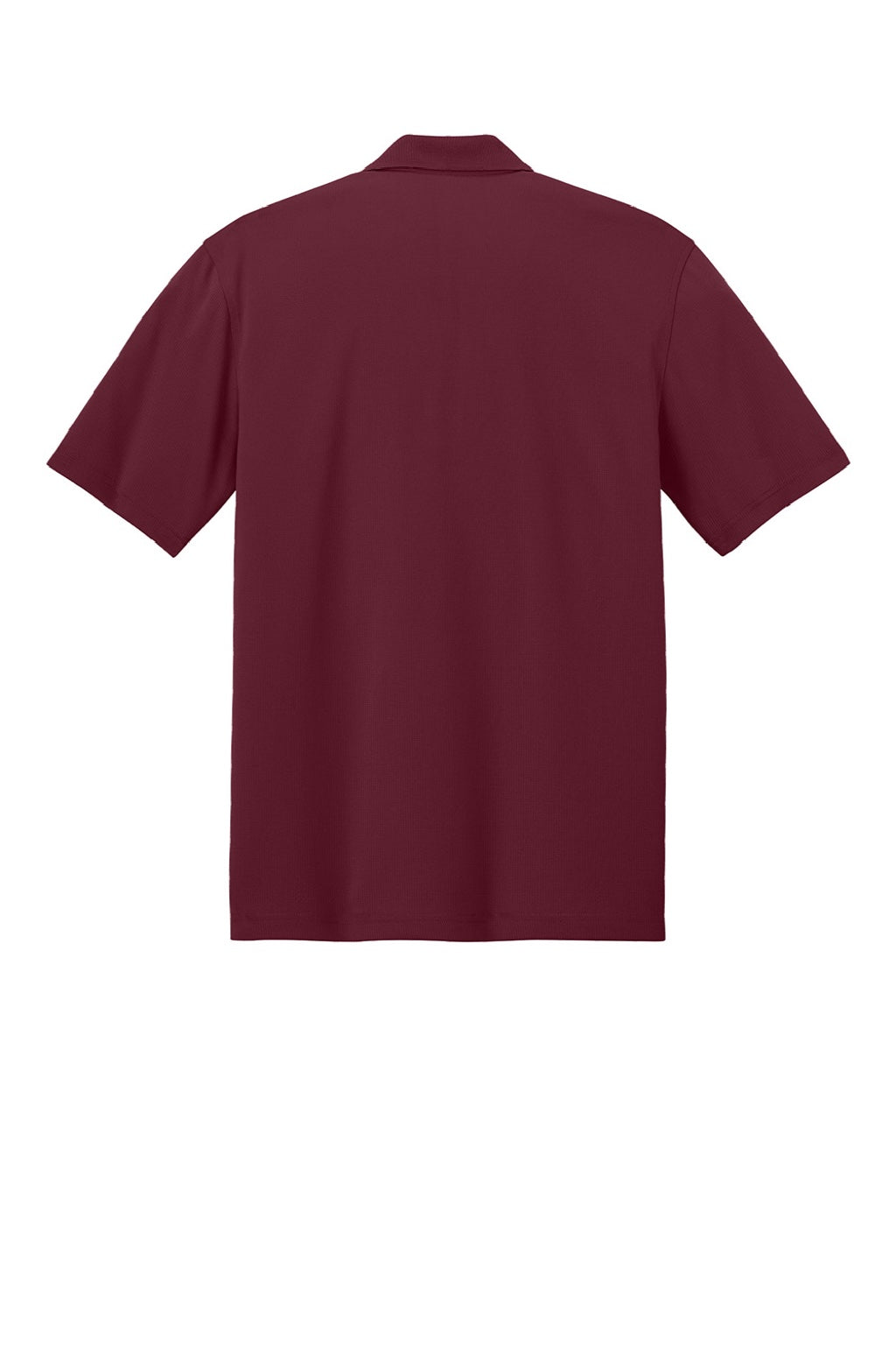 Port Authority K845 Mens Dry Zone Moisture Wicking Short Sleeve Polo Shirt Burgundy Flat Back