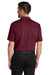 Port Authority K845 Mens Dry Zone Moisture Wicking Short Sleeve Polo Shirt Burgundy Model Back