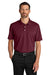 Port Authority K845 Mens Dry Zone Moisture Wicking Short Sleeve Polo Shirt Burgundy Model Front