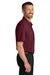 Port Authority K845 Mens Dry Zone Moisture Wicking Short Sleeve Polo Shirt Burgundy Model Side