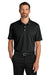 Port Authority K845 Mens Dry Zone Moisture Wicking Short Sleeve Polo Shirt Deep Black Model Front