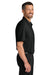 Port Authority K845 Mens Dry Zone Moisture Wicking Short Sleeve Polo Shirt Deep Black Model Side