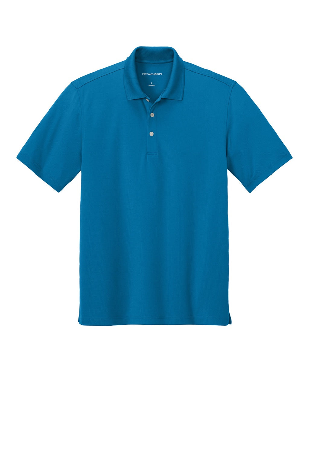 Port Authority K845 Mens Dry Zone Moisture Wicking Short Sleeve Polo Shirt Imperial Blue Flat Front
