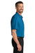 Port Authority K845 Mens Dry Zone Moisture Wicking Short Sleeve Polo Shirt Imperial Blue Model Side