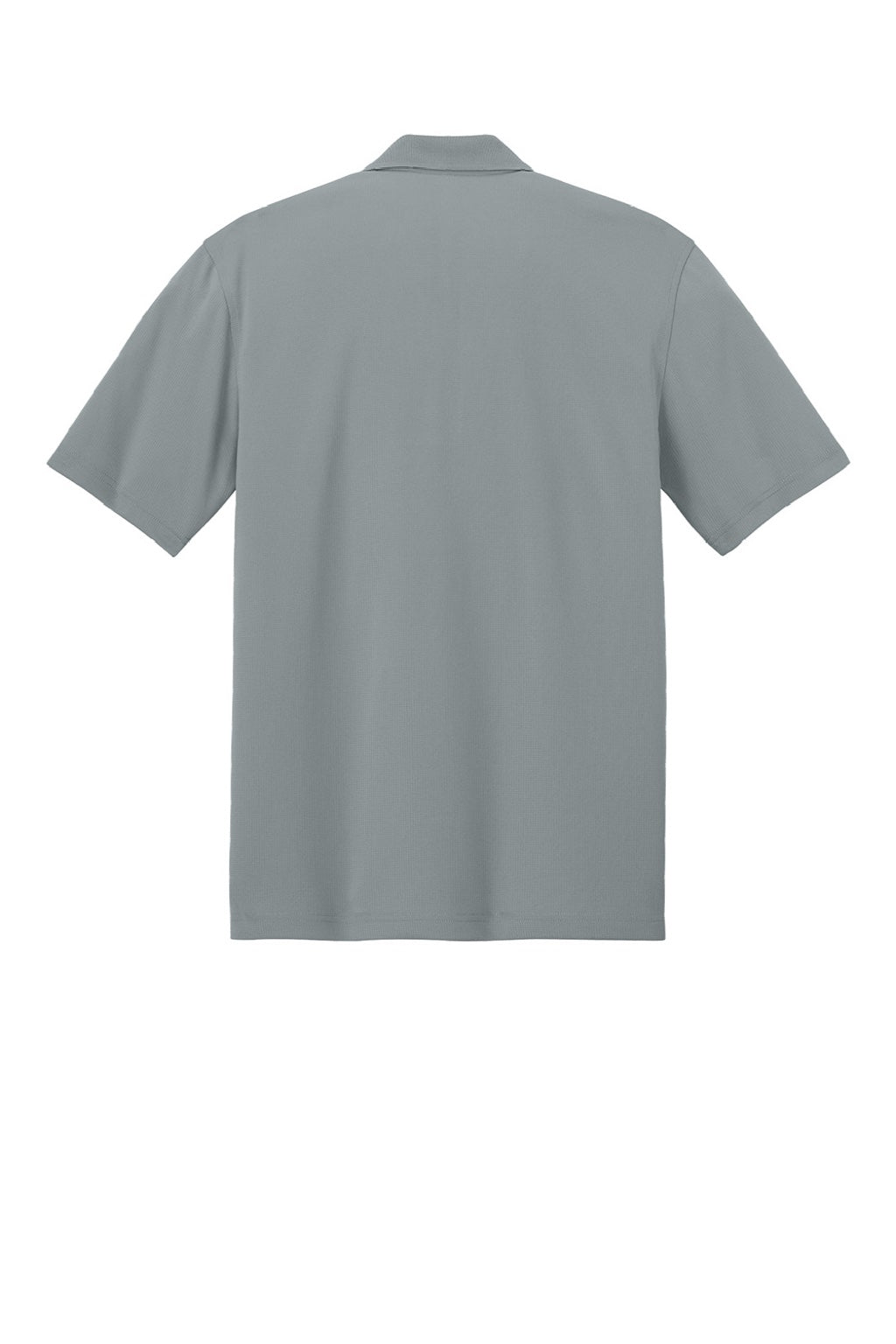 Port Authority K845 Mens Dry Zone Moisture Wicking Short Sleeve Polo Shirt Light Sterling Grey Flat Back