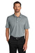 Port Authority K845 Mens Dry Zone Moisture Wicking Short Sleeve Polo Shirt Light Sterling Grey Model Front