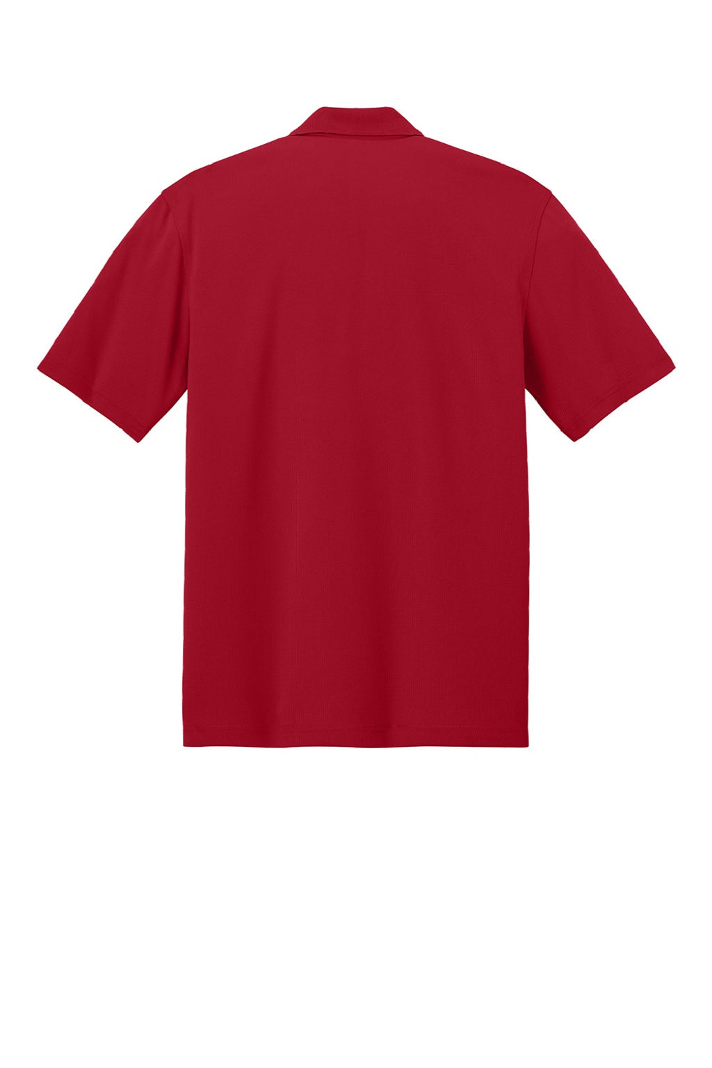 Port Authority K845 Mens Dry Zone Moisture Wicking Short Sleeve Polo Shirt Rich Red Flat Back