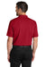 Port Authority K845 Mens Dry Zone Moisture Wicking Short Sleeve Polo Shirt Rich Red Model Back
