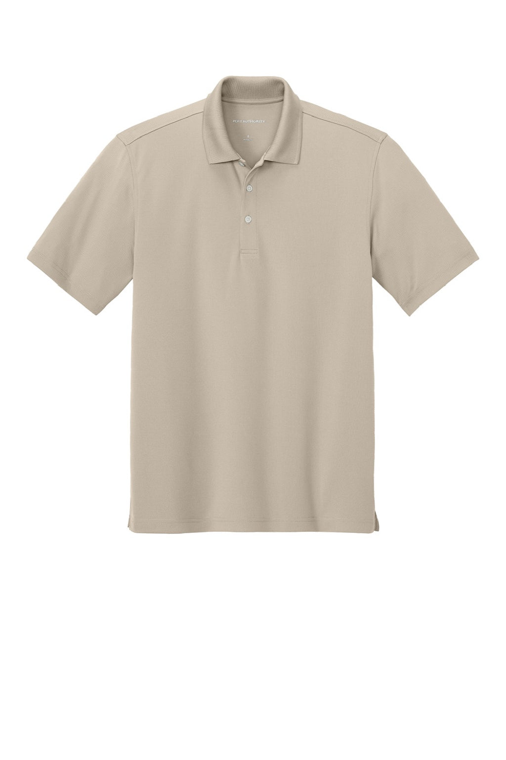 Port Authority K845 Mens Dry Zone Moisture Wicking Short Sleeve Polo Shirt Sahara Brown Flat Front
