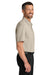 Port Authority K845 Mens Dry Zone Moisture Wicking Short Sleeve Polo Shirt Sahara Brown Model Side