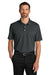Port Authority K845 Mens Dry Zone Moisture Wicking Short Sleeve Polo Shirt Seal Grey Model Front