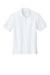 Port Authority K845 Mens Dry Zone Moisture Wicking Short Sleeve Polo Shirt White Flat Front