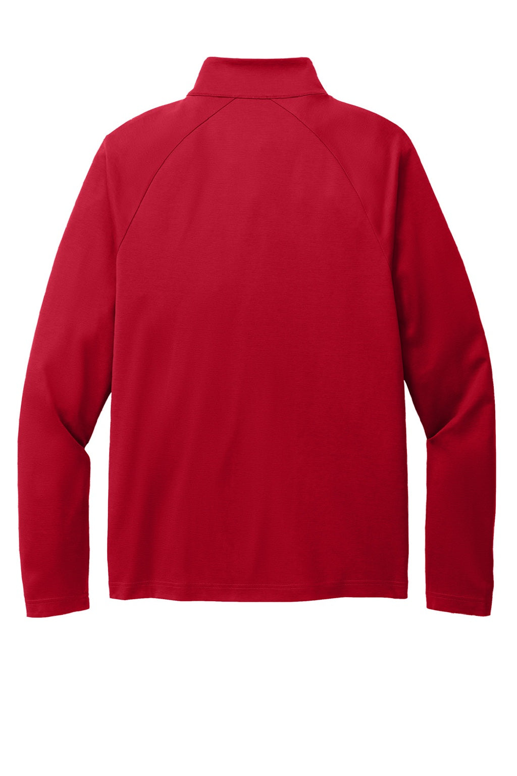 Port Authority K870 Mens C-FREE Cypress Snag Resistant 1/4 Zip Sweatshirt Rich Red Flat Back