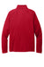 Port Authority K870 Mens C-FREE Cypress Snag Resistant 1/4 Zip Sweatshirt Rich Red Flat Back
