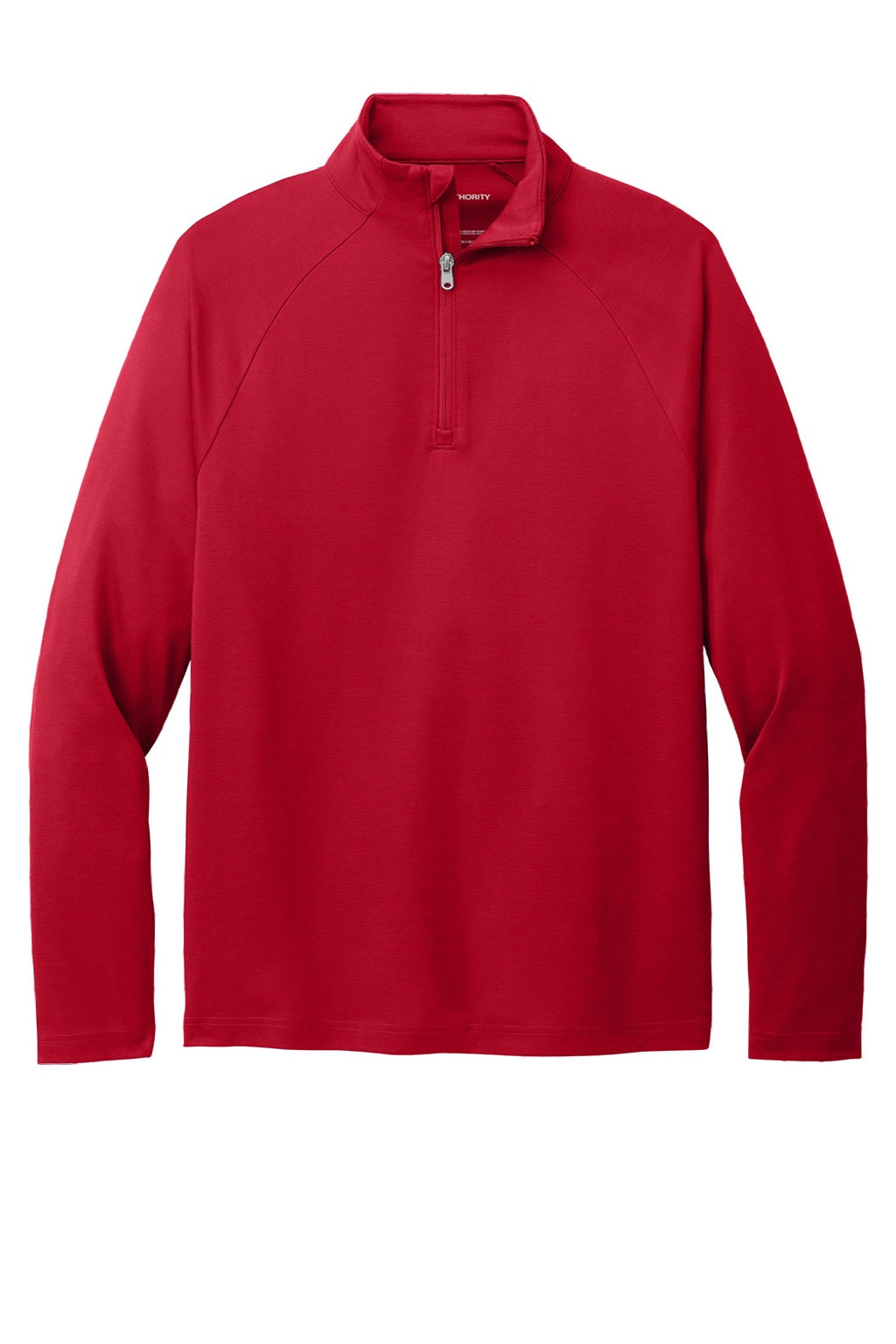 Port Authority K870 Mens C-FREE Cypress Snag Resistant 1/4 Zip Sweatshirt Rich Red Flat Front
