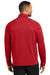 Port Authority K870 Mens C-FREE Cypress Snag Resistant 1/4 Zip Sweatshirt Rich Red Model Back