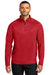 Port Authority K870 Mens C-FREE Cypress Snag Resistant 1/4 Zip Sweatshirt Rich Red Model Front