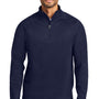 Port Authority Mens C-FREE Cypress Snag Resistant 1/4 Zip Sweatshirt - True Navy Blue