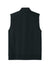 Port Authority K880V Mens C-FREE Double Knit 1/4 Zip Vest Deep Black Flat Back