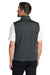 Port Authority K880V Mens C-FREE Double Knit 1/4 Zip Vest Heather Steel Grey Model Back