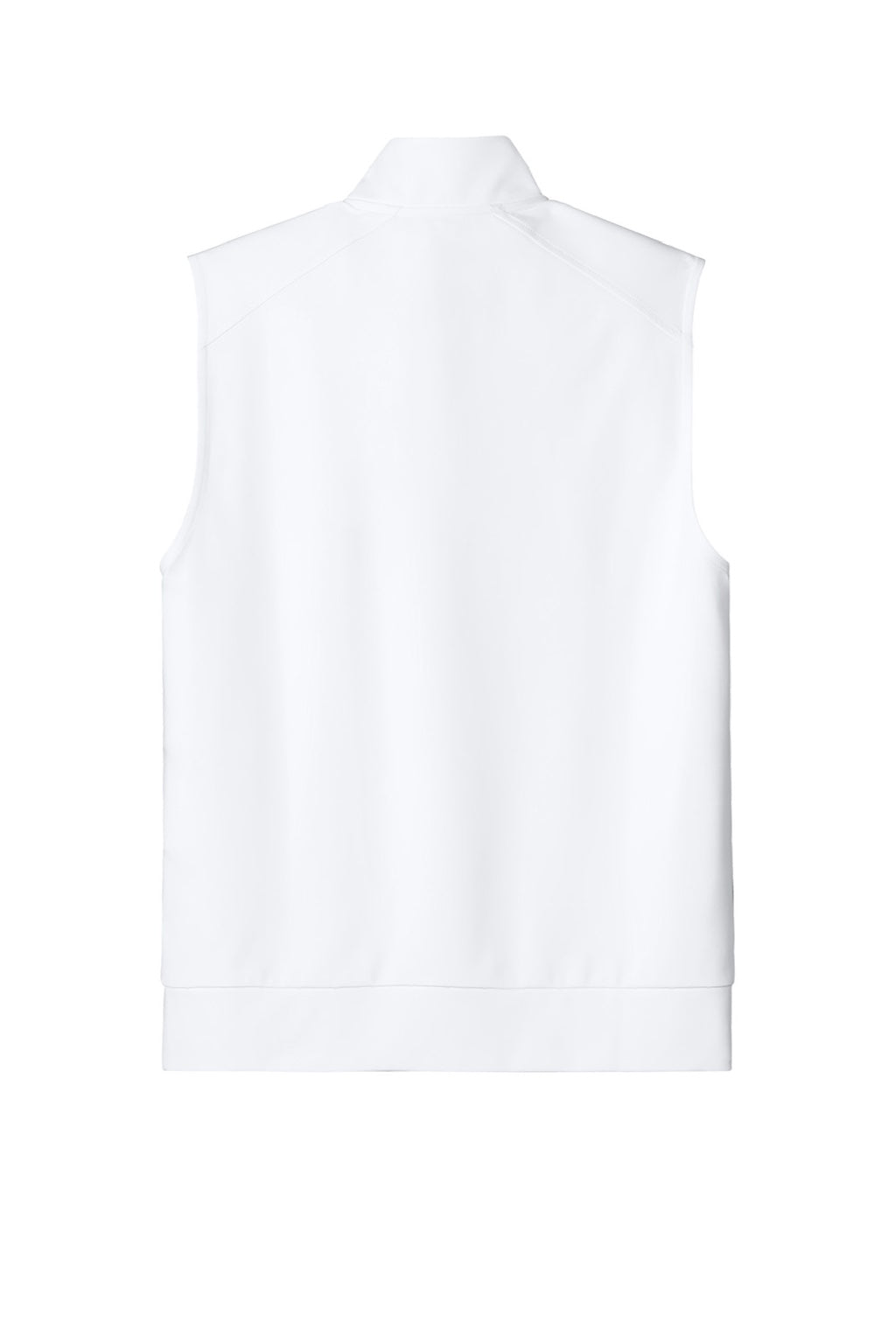 Port Authority K880V Mens C-FREE Double Knit 1/4 Zip Vest White Flat Back