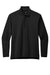 Port Authority K880 Mens C-FREE Double Knit Moisture Wicking 1/4 Zip Sweatshirt Deep Black Flat Front