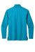 Port Authority K880 Mens C-FREE Double Knit Moisture Wicking 1/4 Zip Sweatshirt Parcel Blue Flat Back