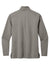 Port Authority K880 Mens C-FREE Double Knit Moisture Wicking 1/4 Zip Sweatshirt Smoke Grey Flat Back