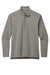 Port Authority K880 Mens C-FREE Double Knit Moisture Wicking 1/4 Zip Sweatshirt Smoke Grey Flat Front