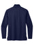 Port Authority K880 Mens C-FREE Double Knit Moisture Wicking 1/4 Zip Sweatshirt True Navy Blue Flat Back
