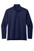 Port Authority K880 Mens C-FREE Double Knit Moisture Wicking 1/4 Zip Sweatshirt True Navy Blue Flat Front