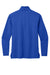 Port Authority K880 Mens C-FREE Double Knit Moisture Wicking 1/4 Zip Sweatshirt True Royal Blue Flat Back
