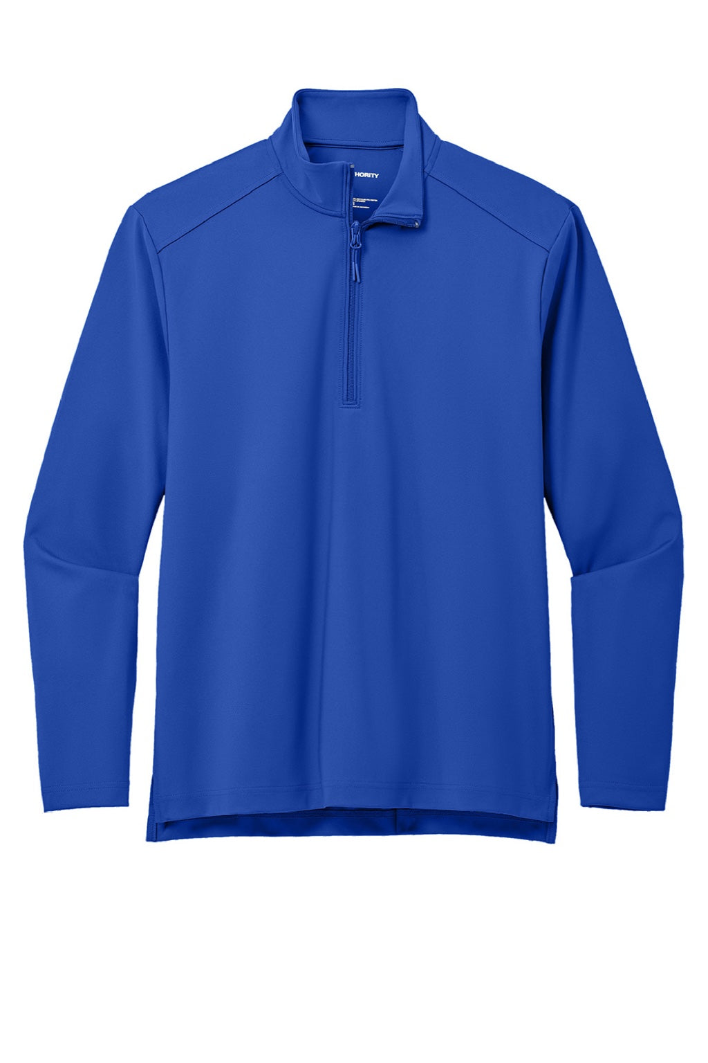 Port Authority K880 Mens C-FREE Double Knit Moisture Wicking 1/4 Zip Sweatshirt True Royal Blue Flat Front