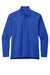 Port Authority K880 Mens C-FREE Double Knit Moisture Wicking 1/4 Zip Sweatshirt True Royal Blue Flat Front