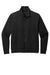 Port Authority K881 Mens C-FREE Double Knit Moisture Wicking Full Zip Sweatshirt w/ Pockets Deep Black Flat Front