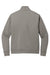 Port Authority K881 Mens C-FREE Double Knit Moisture Wicking Full Zip Sweatshirt w/ Pockets Smoke Grey Flat Back