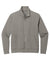 Port Authority K881 Mens C-FREE Double Knit Moisture Wicking Full Zip Sweatshirt w/ Pockets Smoke Grey Flat Front