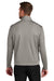 Port Authority K881 Mens C-FREE Double Knit Moisture Wicking Full Zip Sweatshirt w/ Pockets Smoke Grey Model Back