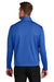 Port Authority K881 Mens C-FREE Double Knit Moisture Wicking Full Zip Sweatshirt w/ Pockets True Royal Blue Model Back