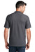 Port & Company KP155 Mens Core Stain Resistant Short Sleeve Polo Shirt Charcoal Grey Model Back