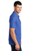 Port & Company KP155 Mens Core Stain Resistant Short Sleeve Polo Shirt Royal Blue Model Side