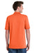 Port & Company KP55P Mens Core Stain Resistant Short Sleeve Polo Shirt w/ Pocket Safety Orange Model Back