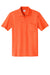 Port & Company KP55P Mens Core Stain Resistant Short Sleeve Polo Shirt w/ Pocket Safety Orange Flat Front